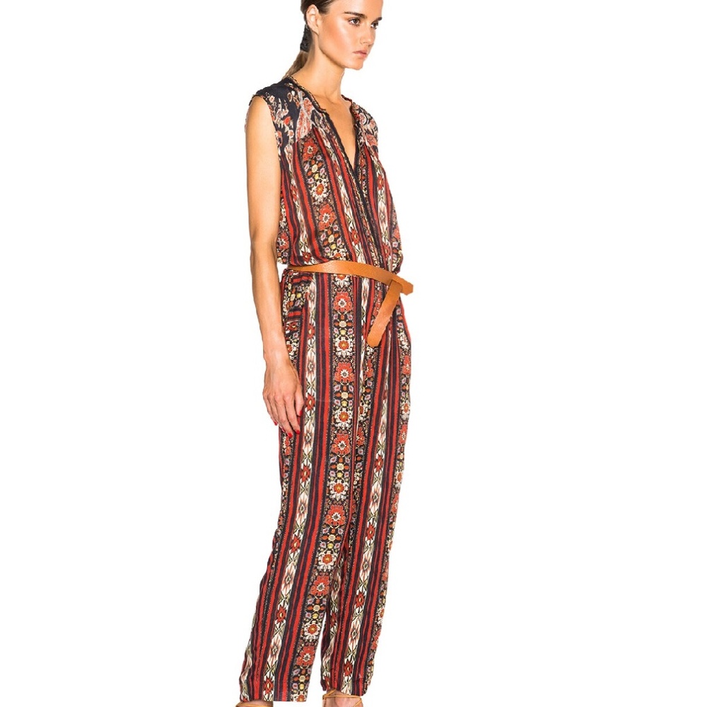 ISABEL MARANT ETOILE Tad Paisley Print Jumpsuit